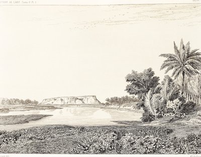 Irak, Ansicht von Babylon, Zeichnung von F. Thomas nach einem Stich von Georges Perrot (1832-1914) und Charles Chipiez (1835-1901), Histoire de l