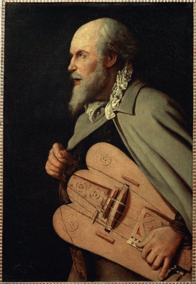 Drehleierspieler von Georges de la Tour