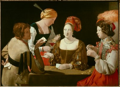 Der Falschspieler mit dem Karo-Ass (Gemälde von Georges de La Tour, 17. Jahrhundert) von Georges de La Tour