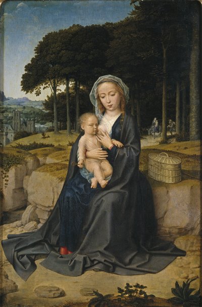 Ruhe auf der Flucht nach Ägypten, ca. 1515 von Gerard David