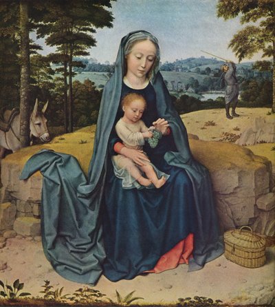 Die Rast auf der Flucht nach Ägypten, ca. 1510 von Gerard David