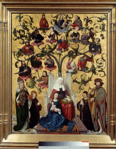Der Stammbaum der Heiligen Anna von Gerard David
