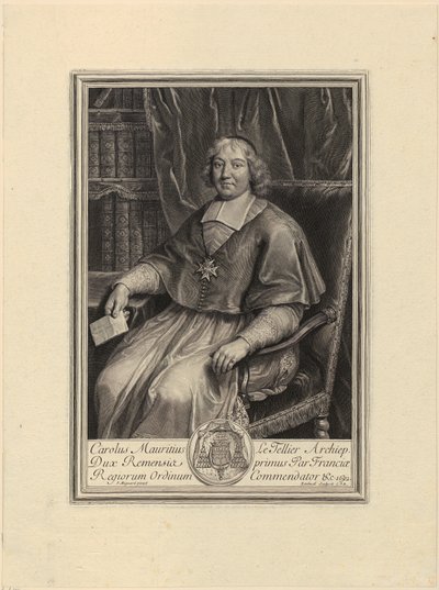 Porträt von Raimond Poisson von Gérard Edelinck