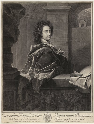 Porträt von Tizian von Gérard Edelinck