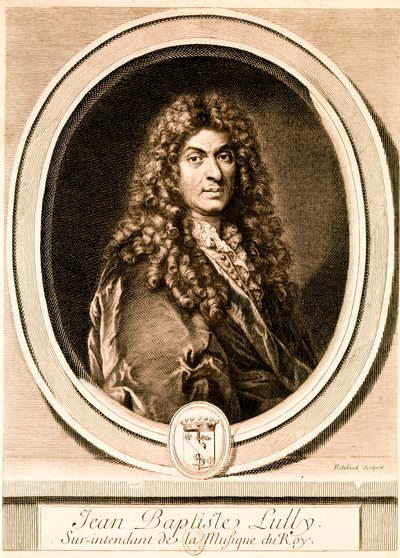 Porträt von Jean-Baptiste Lully von Gerard Edelinck