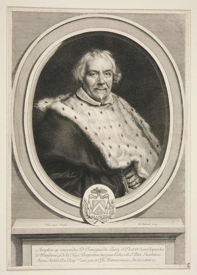 Remi Du Laury, Vogt von St. Pierre von Lille von Gérard Edelinck