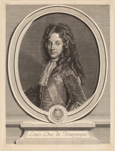 Louis, Herzog von Burgund von Gerard Edelinck after François de Troy