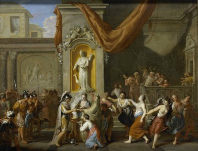 Die Hochzeit von Alexander dem Großen und Roxane von Baktrien von Gerard Hoet (I)