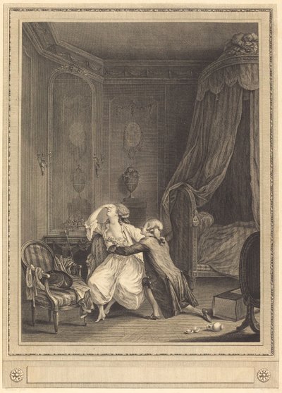 Die späte Reue von Gerard Rene Le Vilain after Nicolas Lavreince