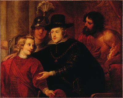 Philipp IV. von Spanien verabschiedet seinen Bruder Kardinal-Infant Ferdinand von Österreich von Gerard . Seghers