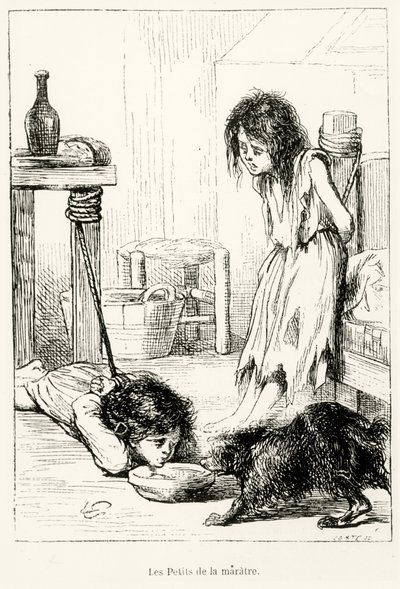 Die mitleidigen Kinder, Illustration aus "L