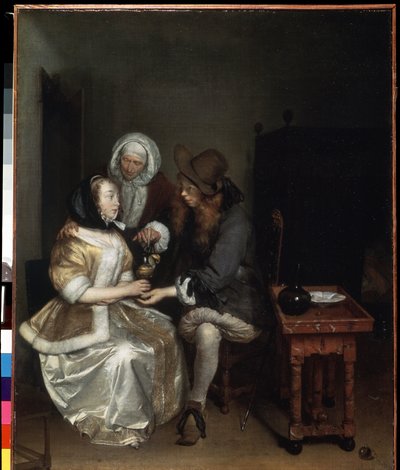 Ein Glas Limonade von Gerard Terborch