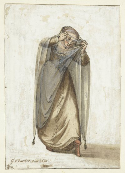 Venezianische Kurtisane von Gerard ter Borch