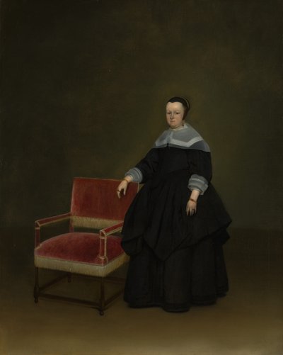 Margaretha van Haexbergen 1614-1676, ca. 1666-67 von Gerard Terborch II