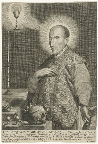 Porträt des heiligen Franziskus Borgia von Gerard de Groos