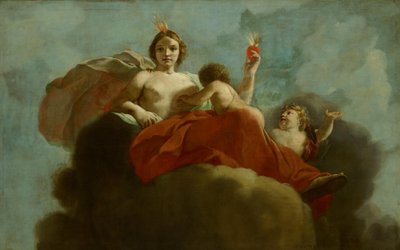 Caritas: Allegorische Darstellung der Pflege von Leprakranken und geistig Behinderten von Gerard de Lairesse