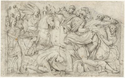 Der Bogen von Konstantin mit Trajans Sieg über die Daker von Gerard ter Borch (I)
