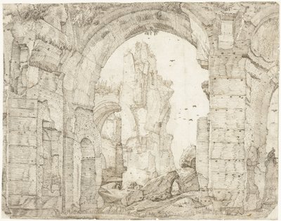 Ruinen der Thermen von Caracalla, Rom von Gerard ter Borch (I)