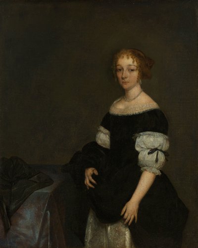 Aletta Pancras (1649-1707) Ehefrau von François de Vicq von Gerard ter Borch (II)