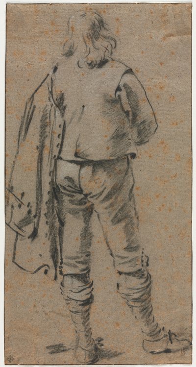 Ein Mann von hinten gesehen von Gerard ter Borch