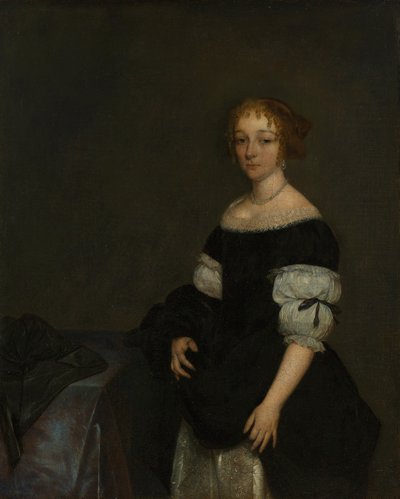 Porträt von Aletta Pancras (1649-1707) von Gerard ter Borch