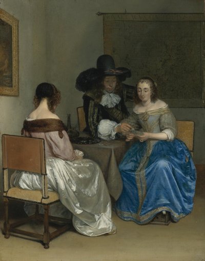 Die Kartenspieler von Gerard ter Borch