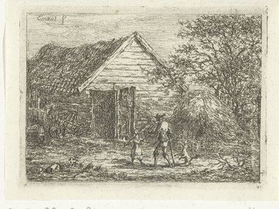 Jäger bei Plaggenhütte von Gerardus Emaus de Micault