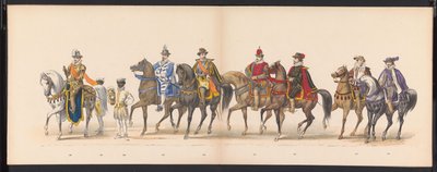 Maskerade der Leidener Studenten, 1875 (Platte 10) von Gerardus Johannes Bos