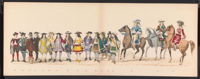 Maskerade der Leidener Studenten, 1875 (Platte 16) von Gerardus Johannes Bos