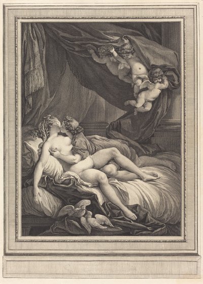 Venus und Adonis von Geraud Vidal after Charles Monnet