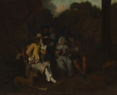Eine musikalische Gesellschaft, frühe 1650er von Gerbrand van den Eeckhout