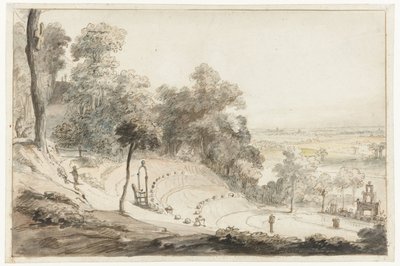 Das Amphitheater auf dem Springenberg in Kleve von Gerbrand van den Eeckhout