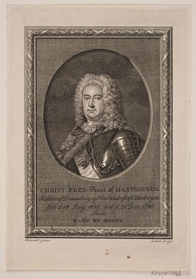 Christian Frederik Graf von Haxthausen von Gerhard Ludvig Lahde