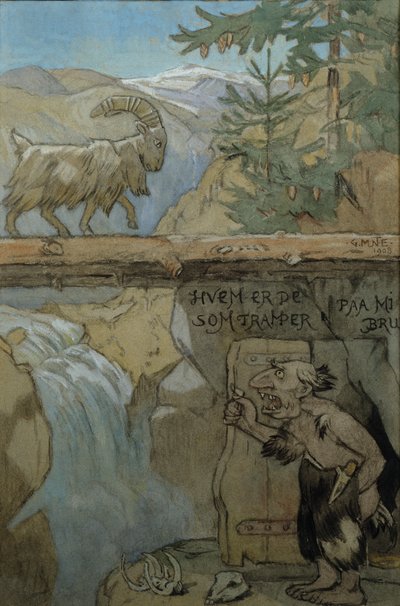 Die drei Ziegenböcke Gruff von Gerhard Peter Frantz Vilhelm Munthe