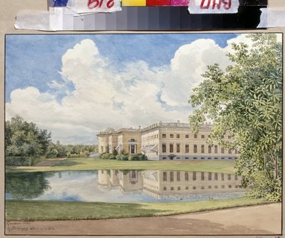 Der Alexanderpalast in Zarskoje Selo von Gerhard Wilhelm von Reutern
