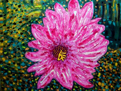 Abstrakte Blume III, 2023 von Gerhardt Isringhaus