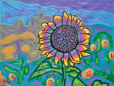 Freudige Sonnenblume I, 2024 von Gerhardt Isringhaus