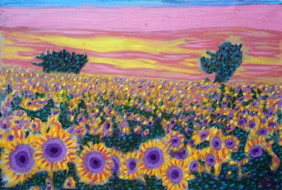 Sonnenblumenfeld, 2024 von Gerhardt Isringhaus