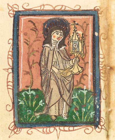 Heilige Klara von Assisi von German 15th Century