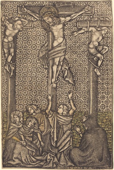 Die Kreuzigung von German 15th Century or Master with the Crossed Clubs