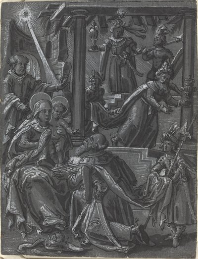 Die Anbetung der Könige von German 16th Century