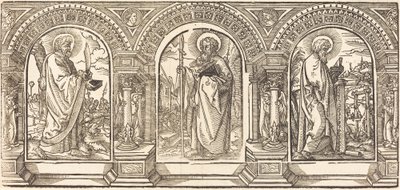Christus und seine Jünger I von German 16th Century after Martin Schongauer