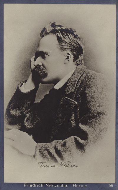 Friedrich Nietzsche (1844-1900), deutscher Philosoph und Schriftsteller von German Photographer