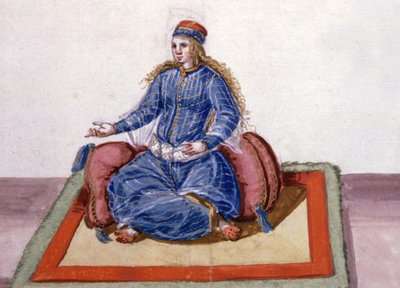 Ein Favorit am Hof des osmanischen Sultans, ca. 1600 von German School