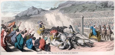 Alte Geschichte. Griechenland. Athletische Wettkämpfe, Wagenrennen bei der ... von German School