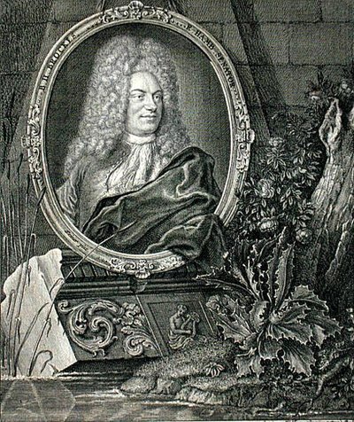 Barthold Heinrich Brockes (1680-1747), graviert von Wolffgang von German School