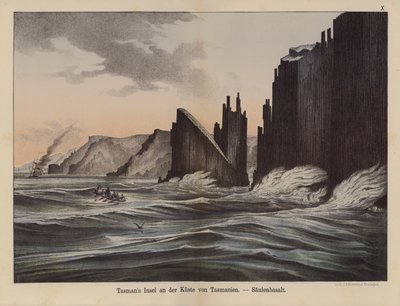 Basaltsäulen auf der Tasman-Insel, Tasmanien, Australien von German School