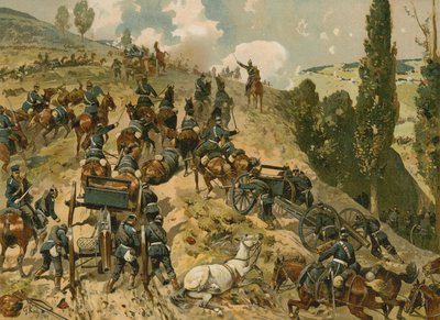 Schlacht bei Spichern, Deutsch-Französischer Krieg, 6. August 1870 von German School