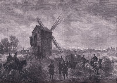 Vor Orleans, Cassells Geschichte des Krieges zwischen Frankreich und Deutschland, veröffentlicht von Cassell and Company Limited, ca. 1890 (Lithografie) von German School