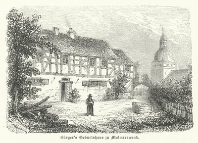 Geburtsort des deutschen Dichters Gottfried August Bürger, Molmerswende von German School